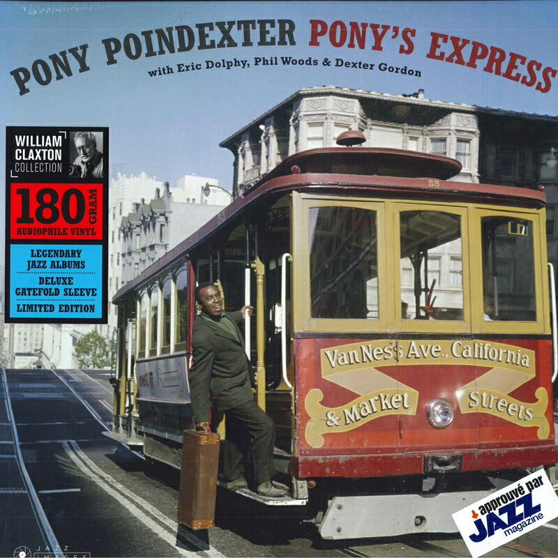 Pony Poindexter LP Pony's Express Jazz Images 37123 M Vinyl Record, No OBI