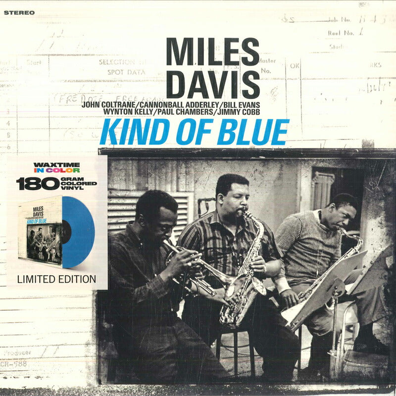 Miles Davis Kind Of Blue LP WaxTime In Color 950619 Used Blue Vinyl No Obi