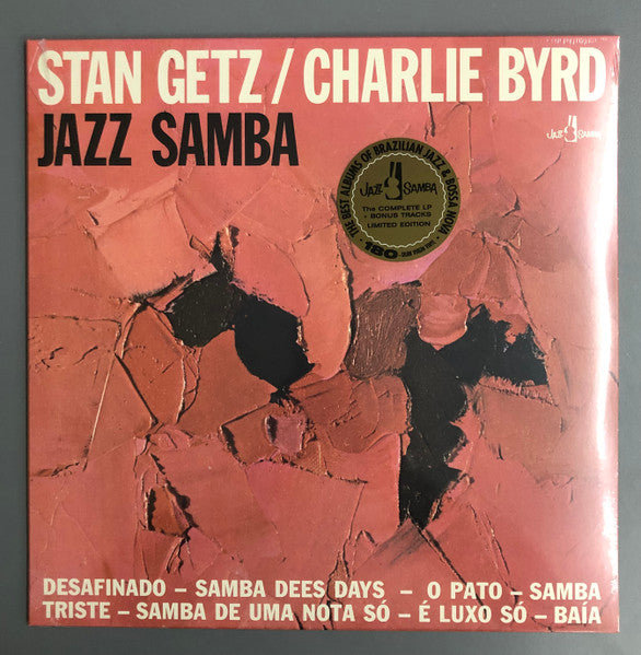 Stan Getz & Charlie Byrd Jazz Samba LP Record M Includes Obi