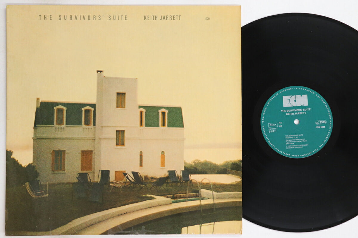 Keith Jarrett Survivors' Suite ECM LP Record VG Cover No Obi