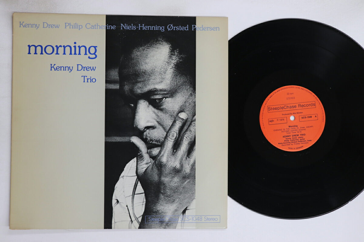 Kenny Drew Trio Morning LP Steeple Chase SCS1048 VG Used Jazz Record
