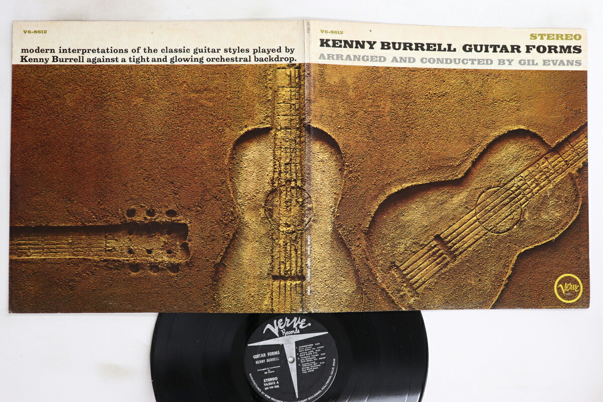 Kenny Burrell Guitar Forms LP VERVE VG Used Jazz Record No OBI