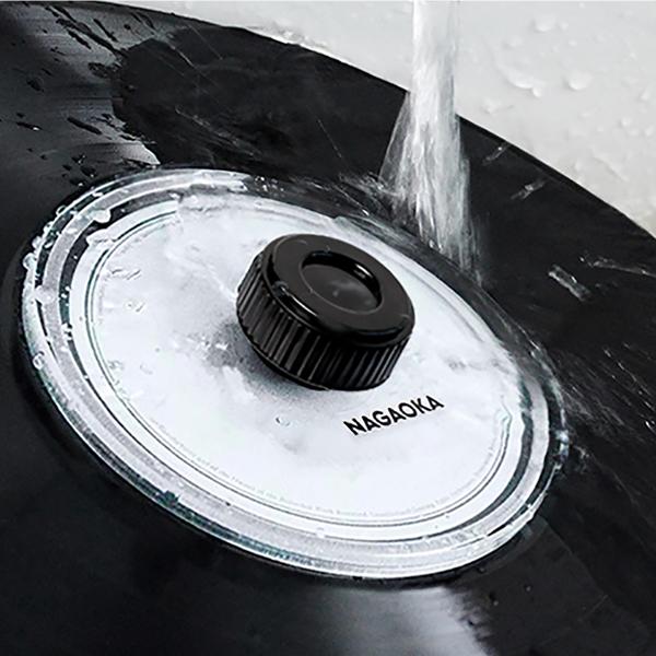 Nagaoka LP Record Label Protector 1 Set Replacement Gaskets Clear Acrylic