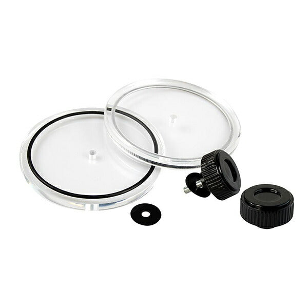 Nagaoka LP Record Label Protector 1 Set Replacement Gaskets Clear Acrylic