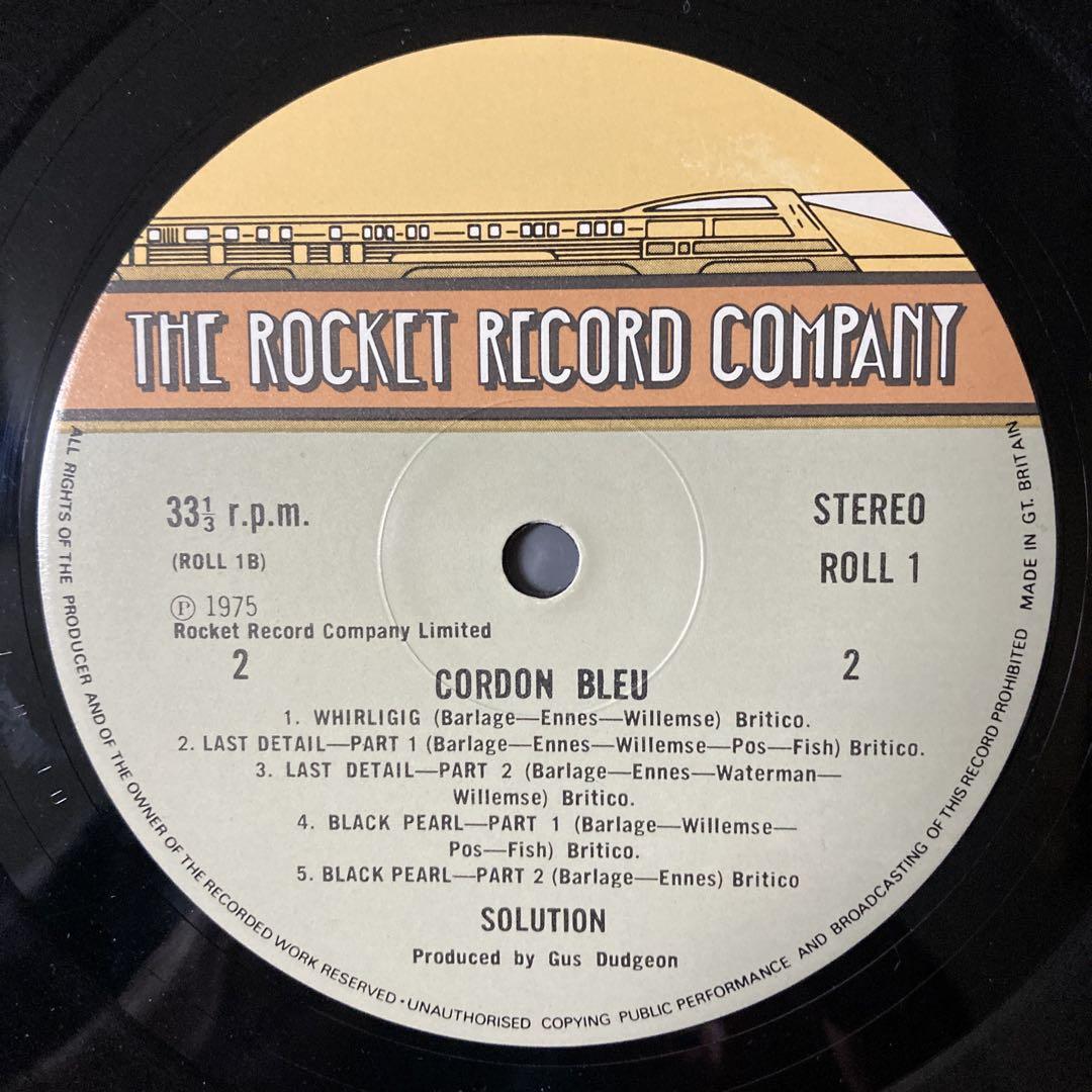 Uk Record Solution Cordon Bleu Groove Jazz Vinyl LP Near Mint