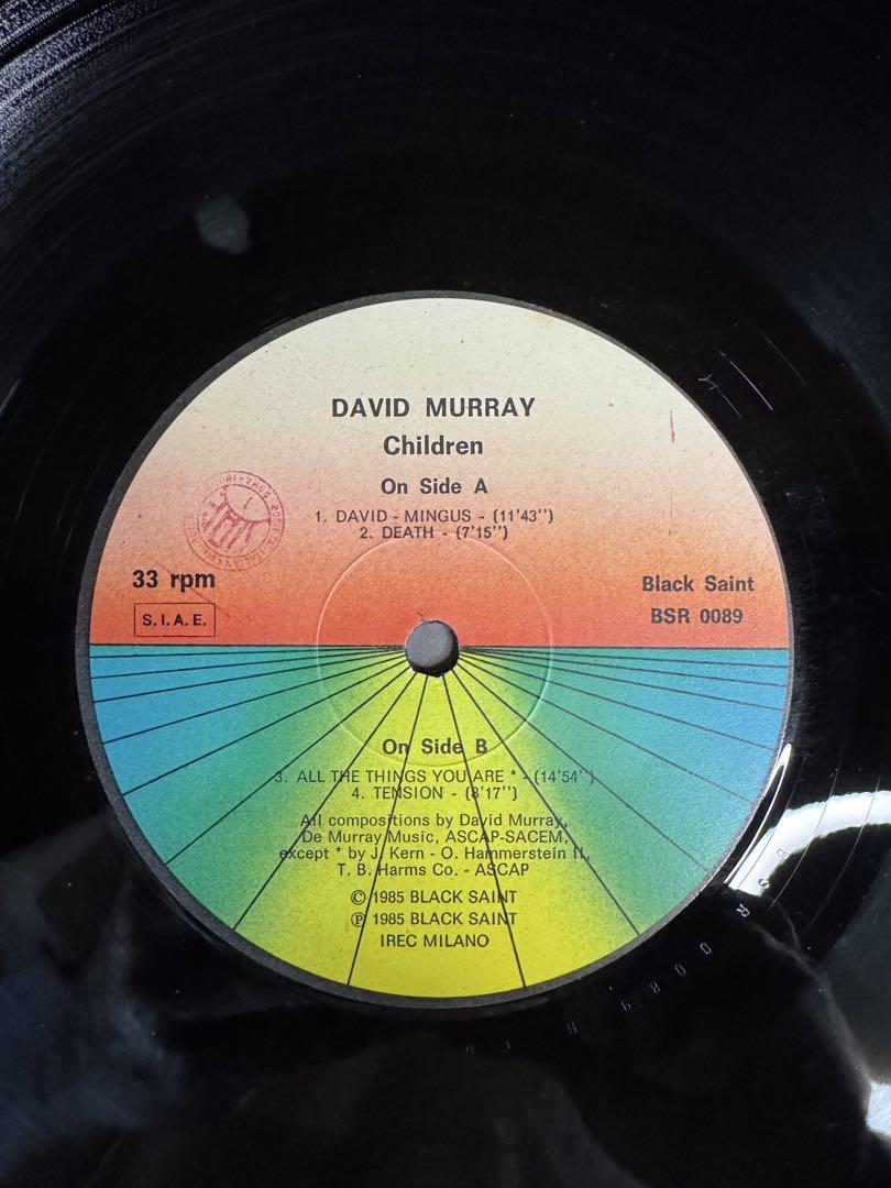 David Murray Children LP Jazz Record Free Blowing Used