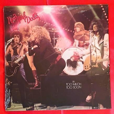 York Dolls Too Much Too Soon US Vinyl Record 2nd & Last Album R&R Blues Cover U
