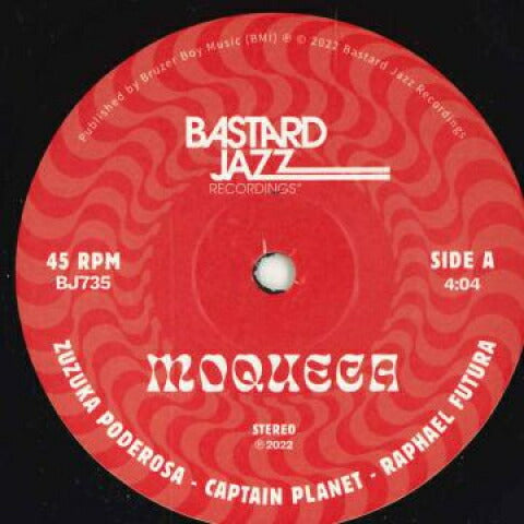 Captain Planet Zuzka Moqueca Instrumental Bastard 7" Vinyl Record