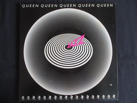 Queen Jazz LP Record with Poster, Good Condition, No scratches