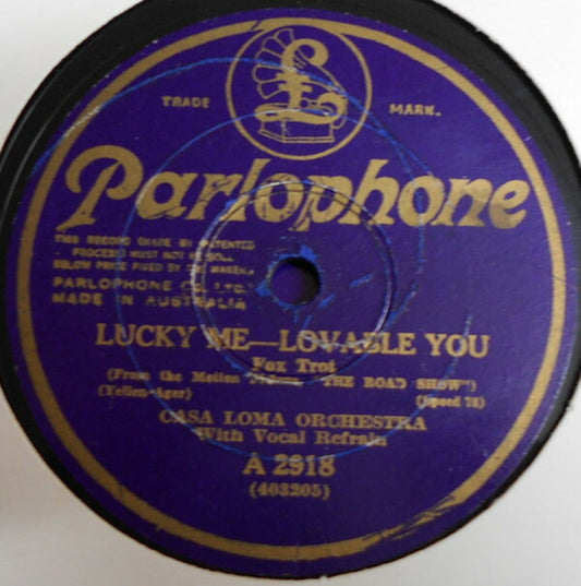 Casa Loma Orchestra 78 RPM Rockin' Chair / Lazybones Decca VG Used