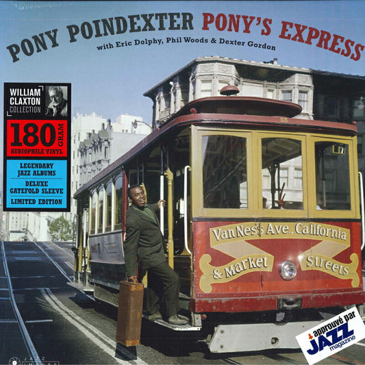 Pony Poindexter LP Pony's Express Jazz Images 37123 M Vinyl Record, No OBI