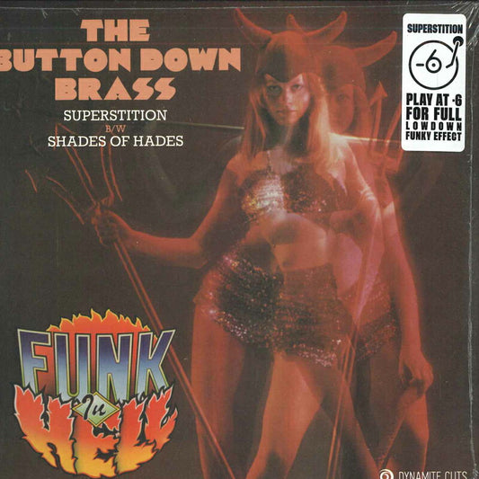 Button Down Brass Superstition 7" Vinyl Brass Funky Trumpet Used DYNAM7080