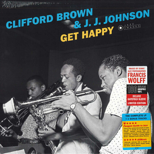 Clifford Brown J.J. Johnson Get Happy Jazz Images LP Record M Condition No Obi