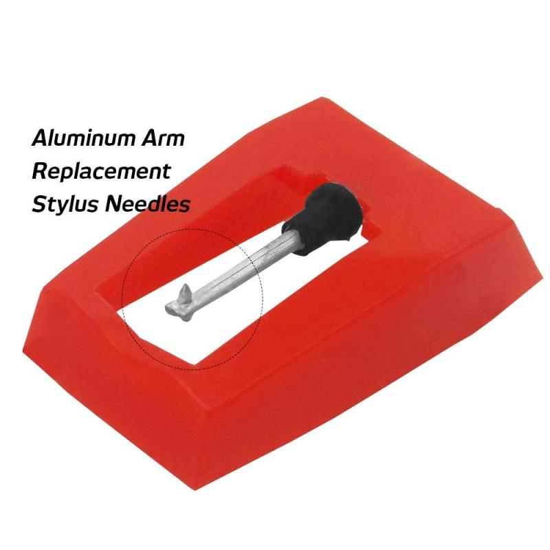 Diamond Needle Stylus 6-Pack for Vinyl Record Players, ION Jensen Rosley
