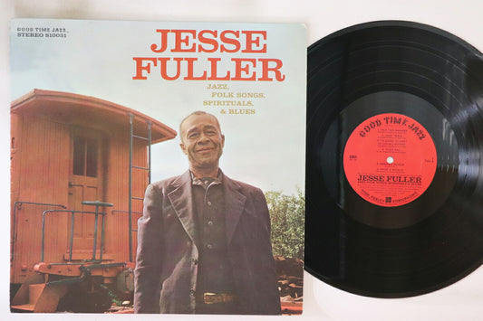 Jesse Fuller LP Jazz Folk Blues S10031 Used VG Vinyl Good Time Jazz