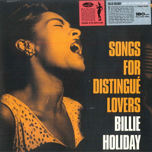 Billie Holiday Songs for Distinguished Lovers LP Supper Club 020 Mint no OBI