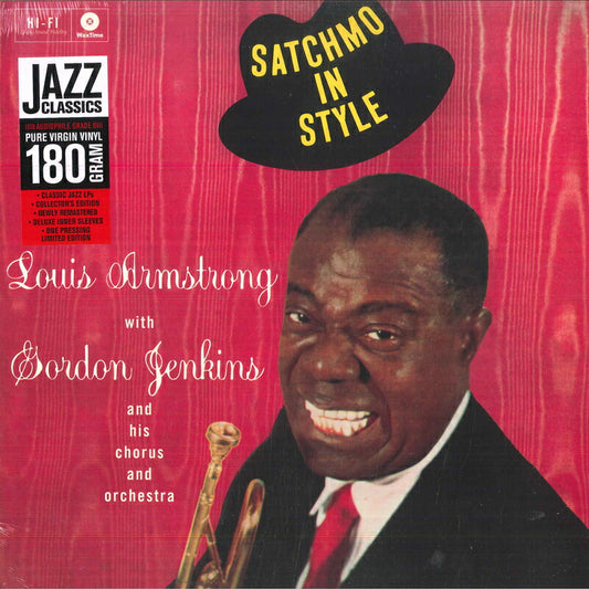 Louis Armstrong Satchmo In Style LP Waxtime 772182 M/with Original Belt