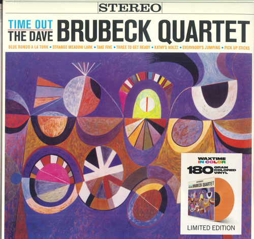 Dave Brubeck Quartet Time Out Vinyl LP Waxtime In Color 950624 NM OBI-less