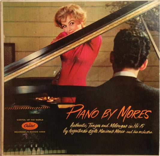 Mariano Mores & Orchestra LP Capitol VG Jazz Tango Music Record
