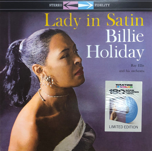Billie Holiday Ray Ellis Lady In Satin LP WaxTime In Color 950622 NM Used