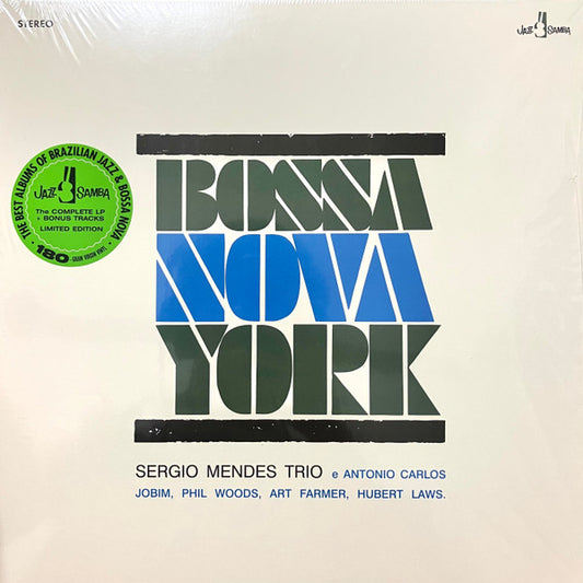 Sergio Mendes Trio Bossa Nova York LP Jazz Samba M/NW/O 8436563186035