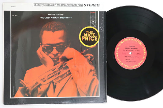 Miles Davis Round About Midnight LP Record Columbia VG Used