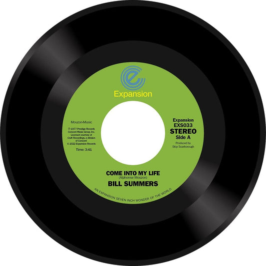 Bill Summers 7" Come Into My Life/Don't Fade Away EXS033 Motown Rare Record