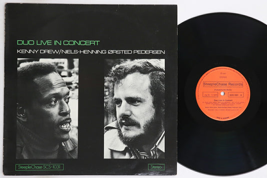 Kenny Drew Niels Pedersen Jazz Duo Live LP Steelpetchase VG Used