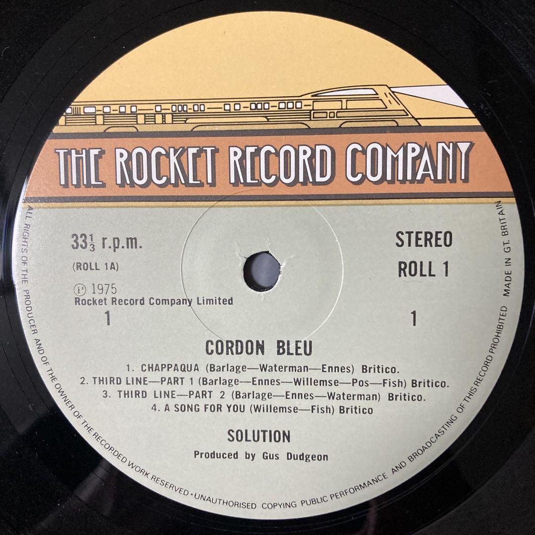 Uk Record Solution Cordon Bleu Groove Jazz Vinyl LP Near Mint