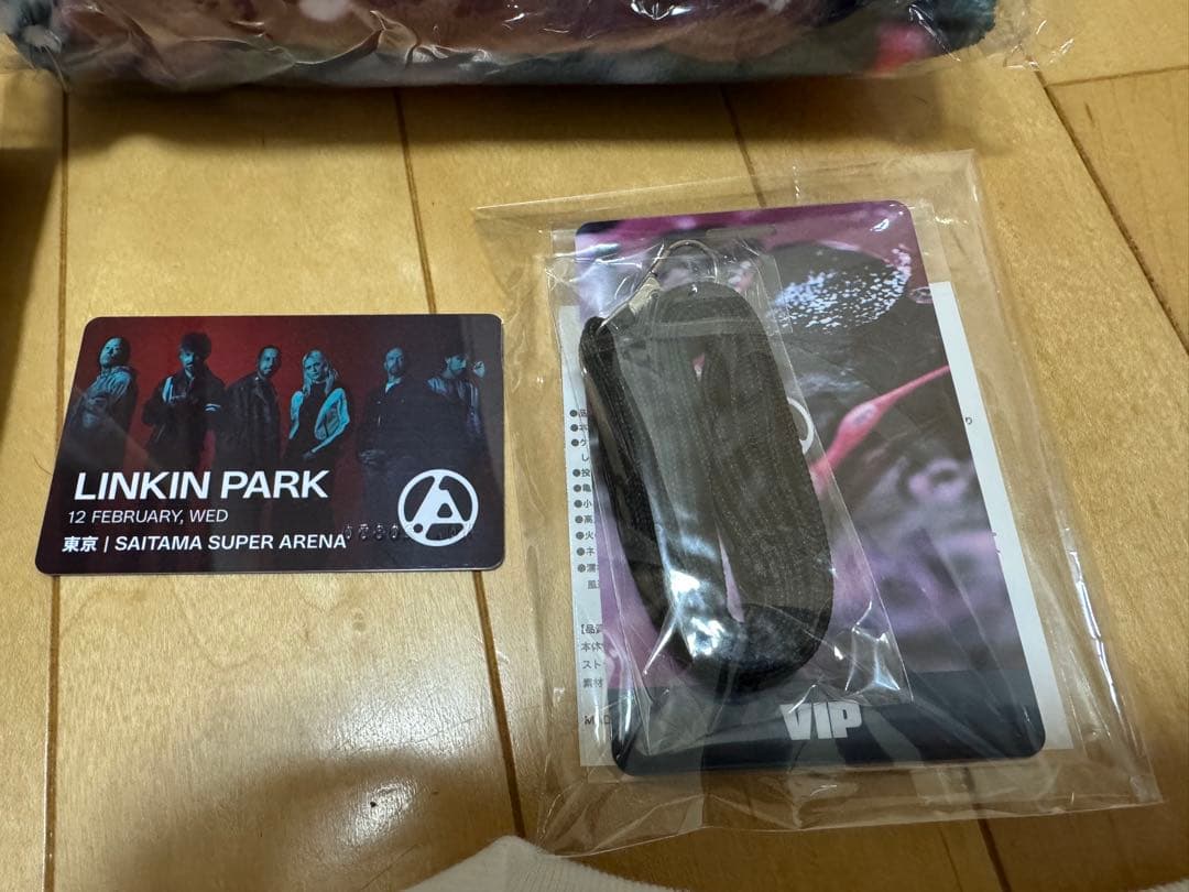 Linkin Park Japan Tour 2025 VIP Goods Set with Unused T-Shirt