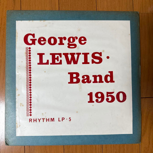George Lewis Band 1950 10" Rhythm LP White Label Jazz Record