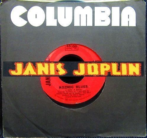 Janis Joplin Original US 1969 45 RPM Record Psychedelic Blues Vinyl