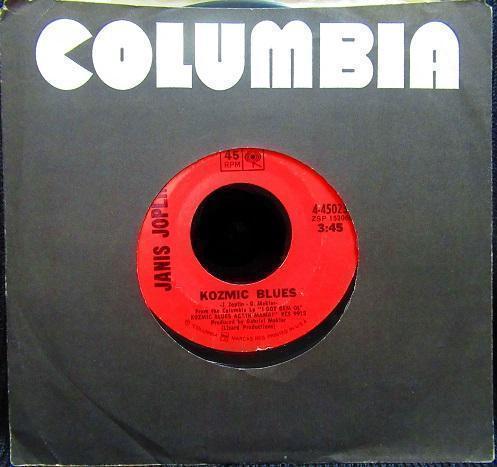 Janis Joplin Original US 1969 45 RPM Record Psychedelic Blues Vinyl