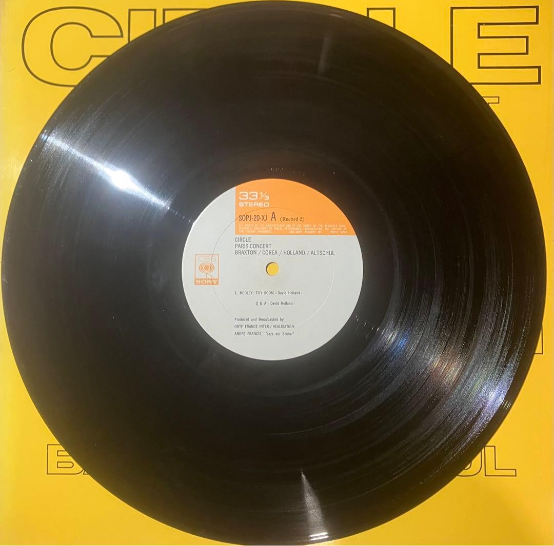 Circle Paris Live 2LP Vinyl Record Avant-Garde Jazz Used