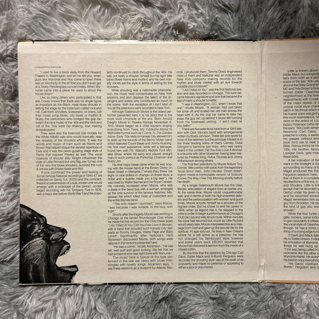 V.A The Shouters Rhythm & Blues US 2LP Savoy Records Jazz Blues 1980 Used