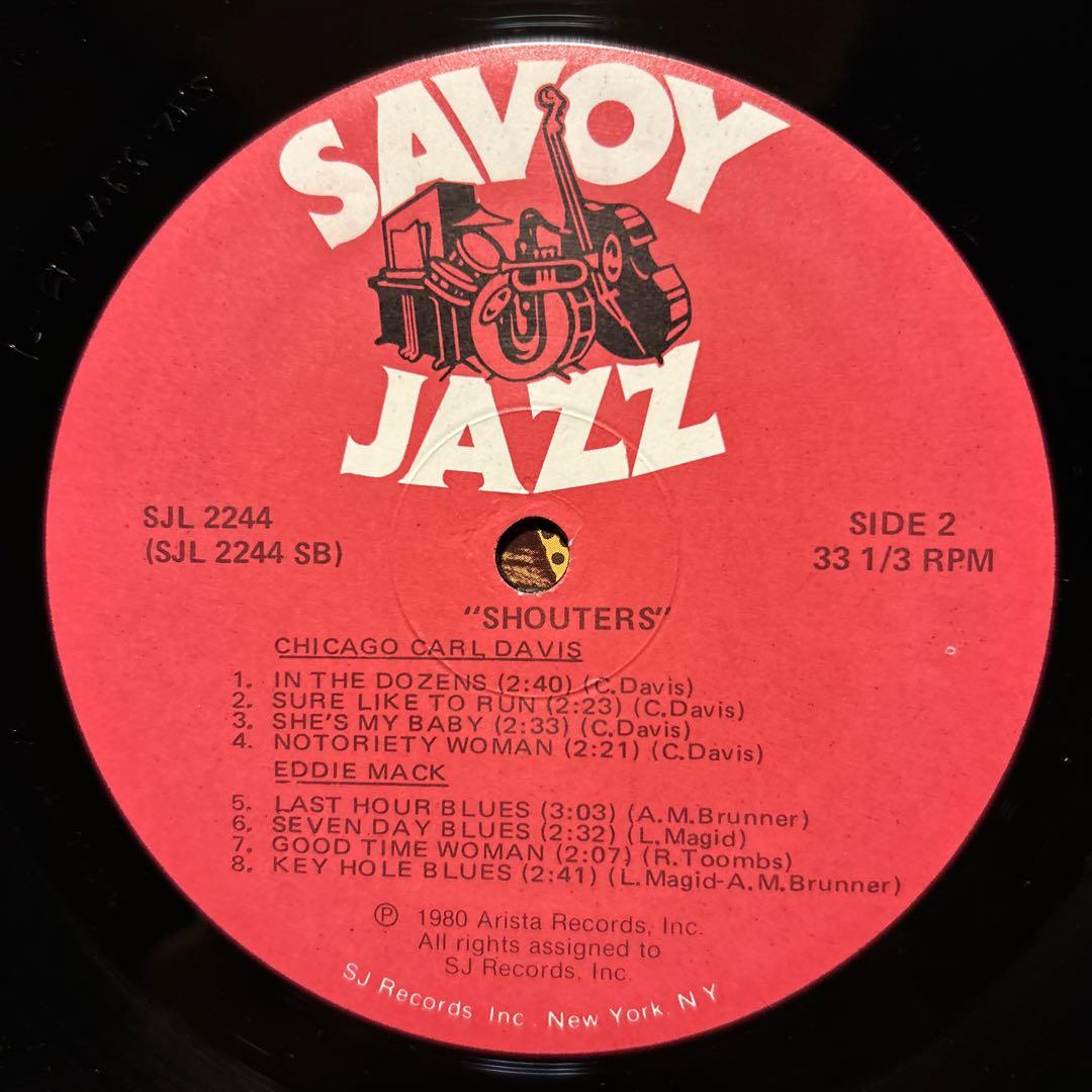 V.A The Shouters Rhythm & Blues US 2LP Savoy Records Jazz Blues 1980 Used