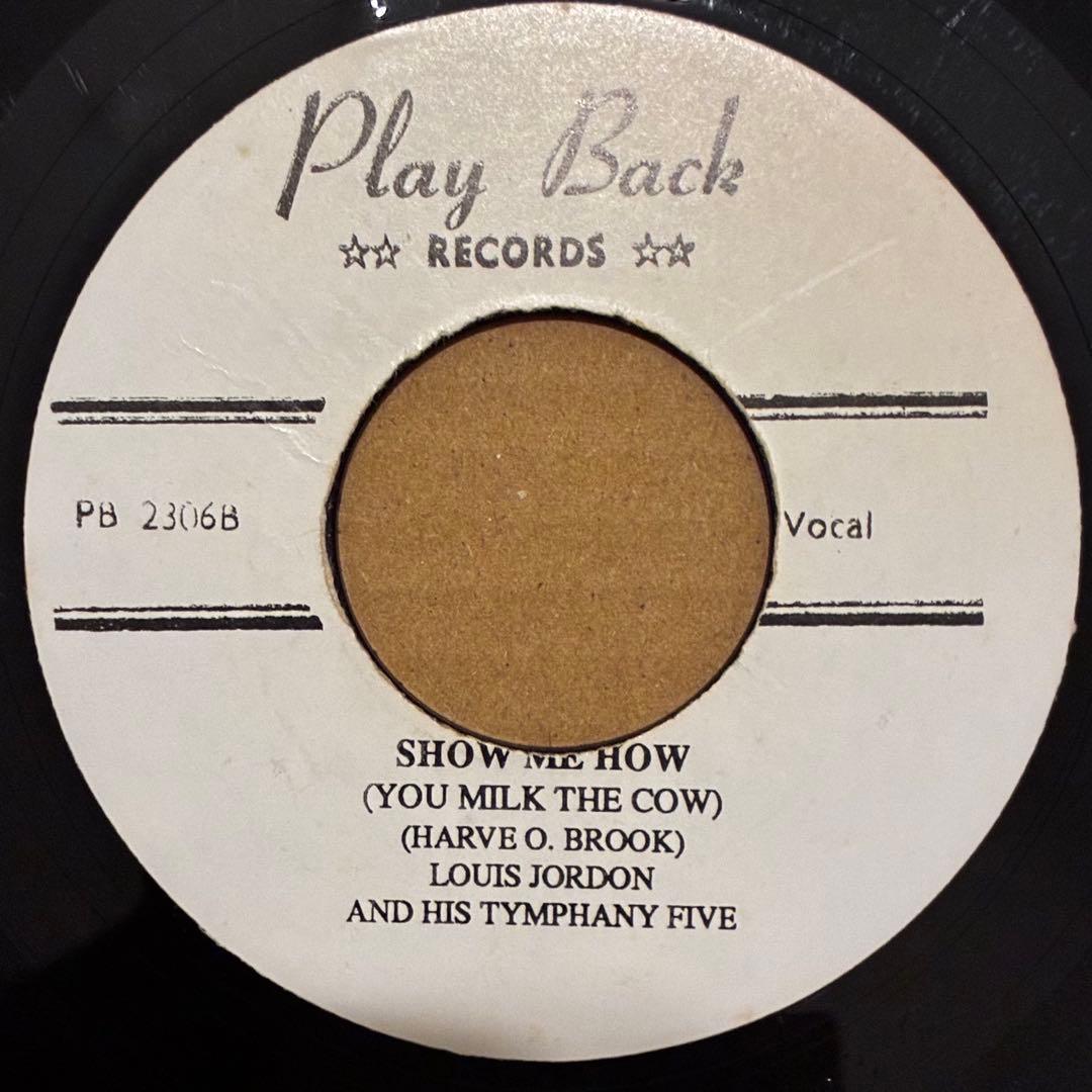 Louis Jordan 78 RPM Vinyl Record "I Want A Roof Over My Head" Used BluesR&B