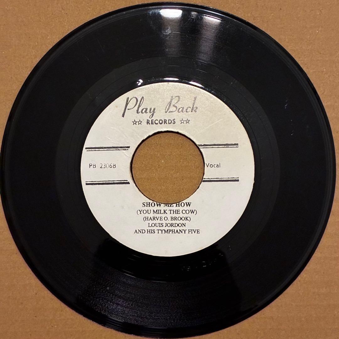 Louis Jordan 78 RPM Vinyl Record "I Want A Roof Over My Head" Used BluesR&B