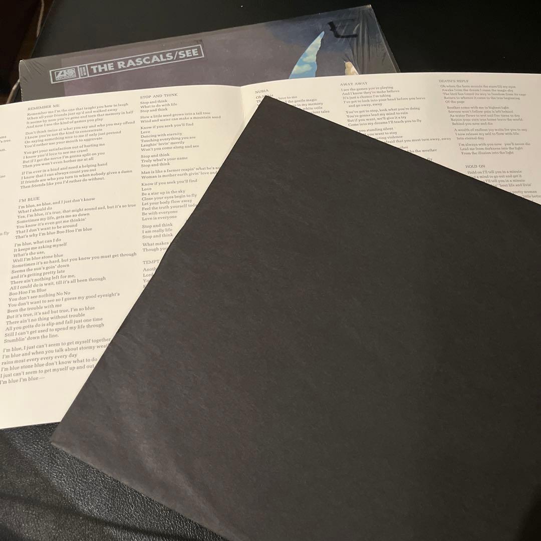 The Rascals See 1969 Original Album Blues Soul Rock Vinyl Record