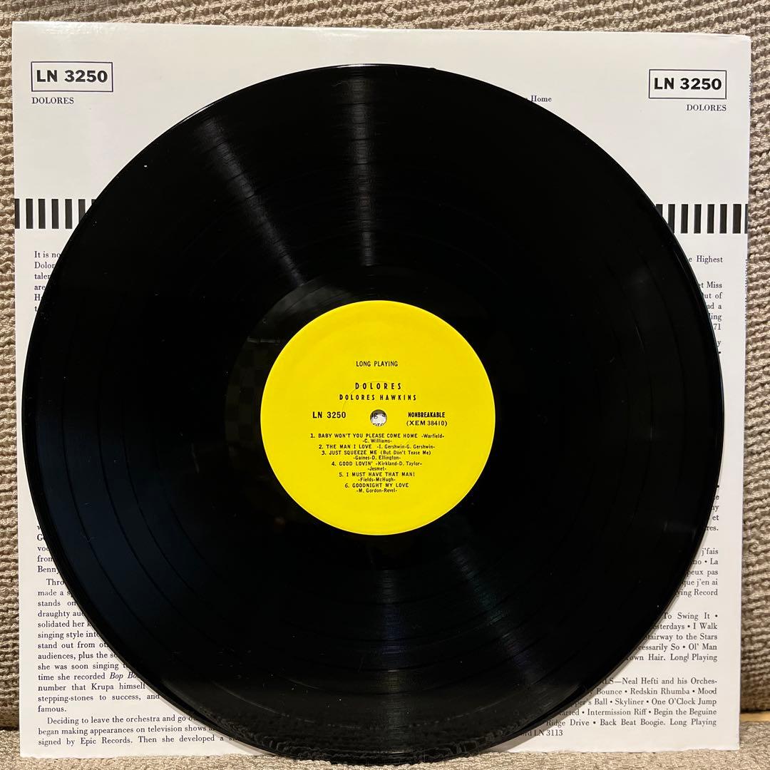 Dolores Hawkins LP Record Jazz Vocal No OBI Used