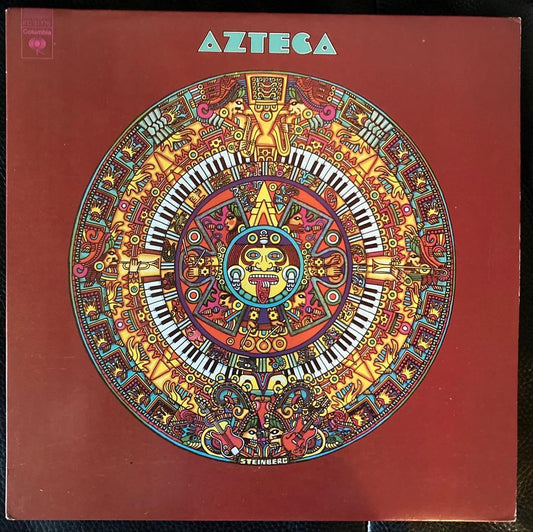 Azteca Record 1 Latin Jazz Rock Album with Soul Classics and Horns Used