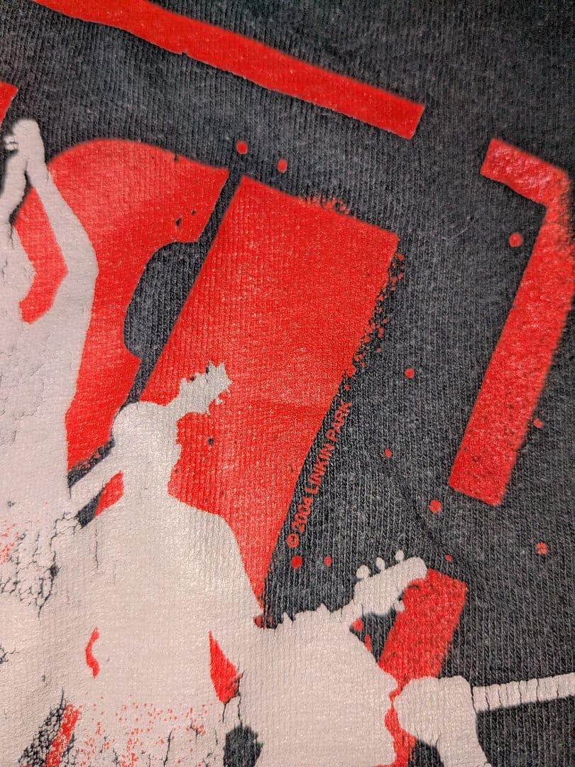 Linkin Park 2004 Vintage Tour T-shirt L size Music Band Merch
