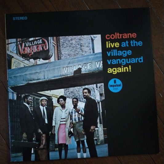Coltrane At The Village Vanguard Again Jazz LP Vinyl Record Used with Sleeve