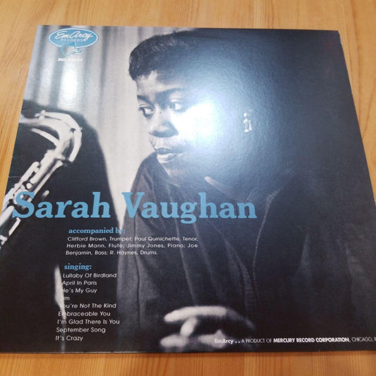 Sarah Vaughan LP Records EmArcy Jazz Classic 1950s Used