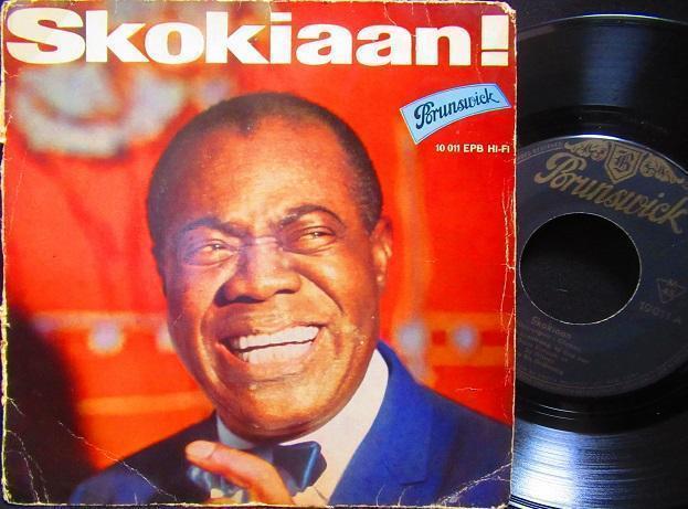 Louis Armstrong German Original Jazz Vinyl 1961 Rare Record Pair