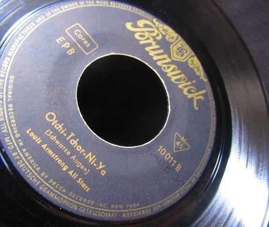 Louis Armstrong German Original Jazz Vinyl 1961 Rare Record Pair