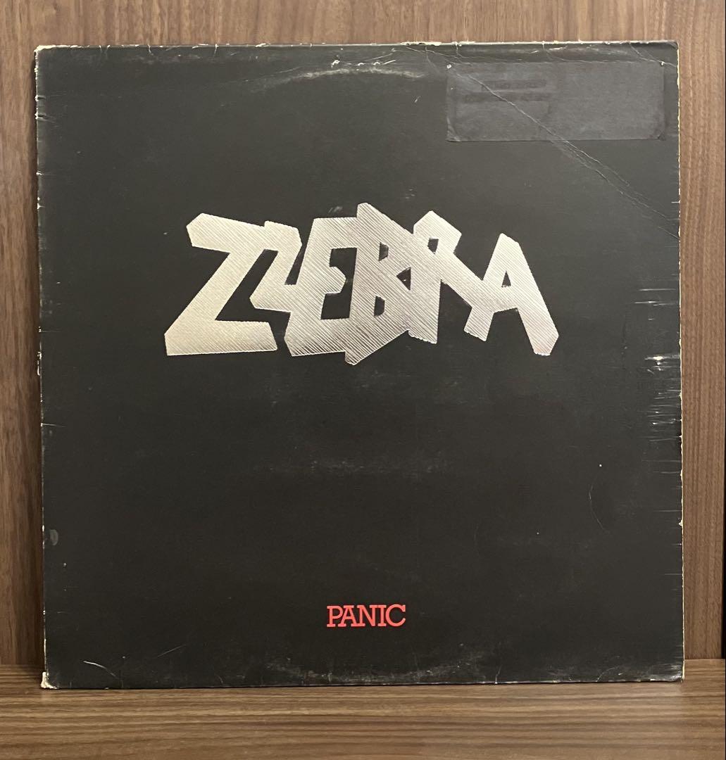 Zzebra Panic Jazz Rock LP Vinyl Record Hairline + Jacket Good Condition