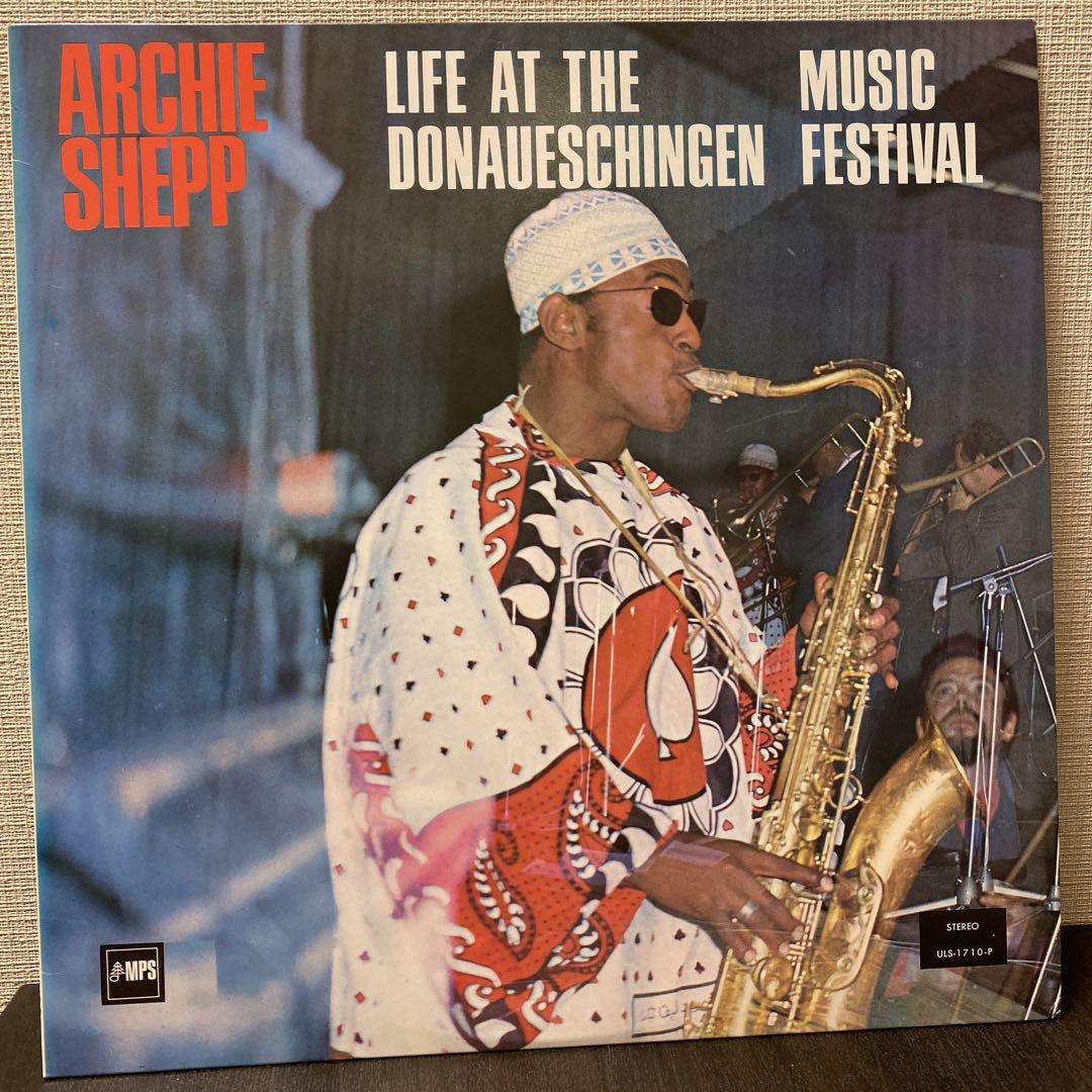 Archie Shepp Donaueschingen Music Festival Live Vinyl ULS-17 1967 Jazz Record