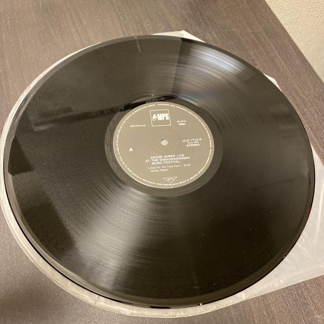 Archie Shepp Donaueschingen Music Festival Live Vinyl ULS-17 1967 Jazz Record