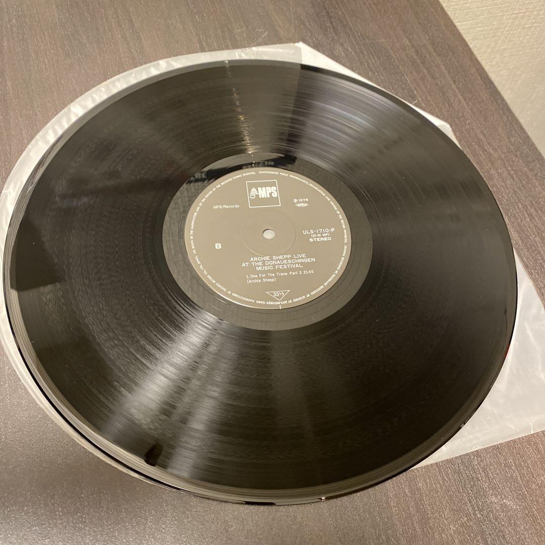 Archie Shepp Donaueschingen Music Festival Live Vinyl ULS-17 1967 Jazz Record